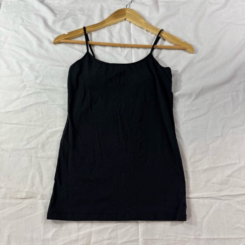 G69. ONLY‎ $1 w/any purchase Black aerie Spaghetti Strap Tank (S)